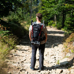 Nc1993 Northlake Black Tourist Backpack 30l+10 Nils Camp fekete hátizsák
