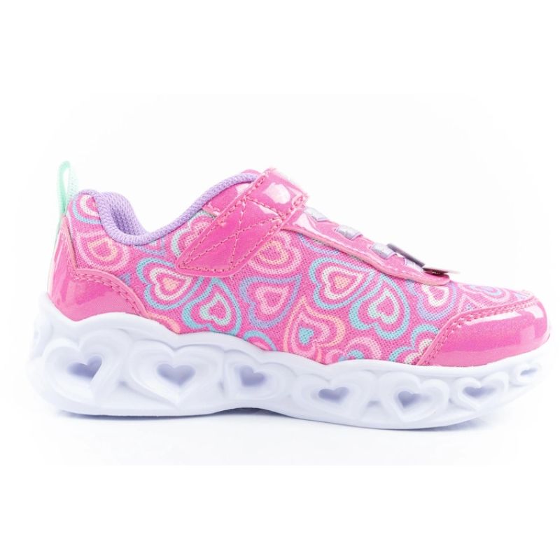 Skechers S Lighs-Heart comfortable LED sports shoes for girls Cipő