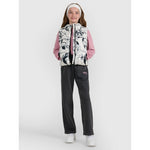 Girls' down vest with synthetic filling 4F 4FJRAW25TVJAF320-11A mellény