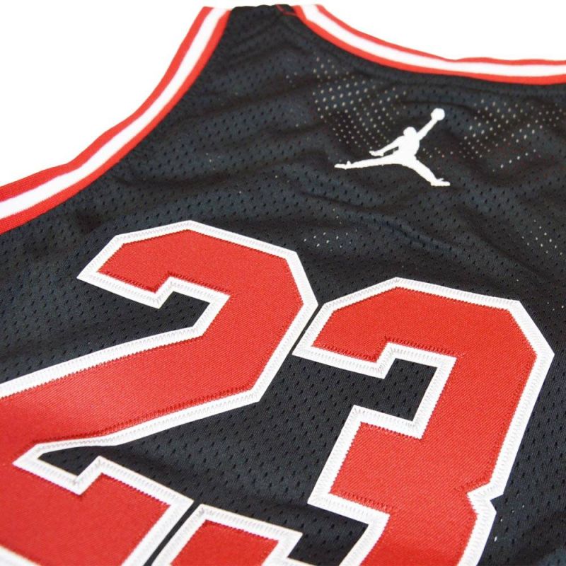 AIR Jordan Junior Michael Jordan 23 Kids Basketball Jersey Black - fekete póló