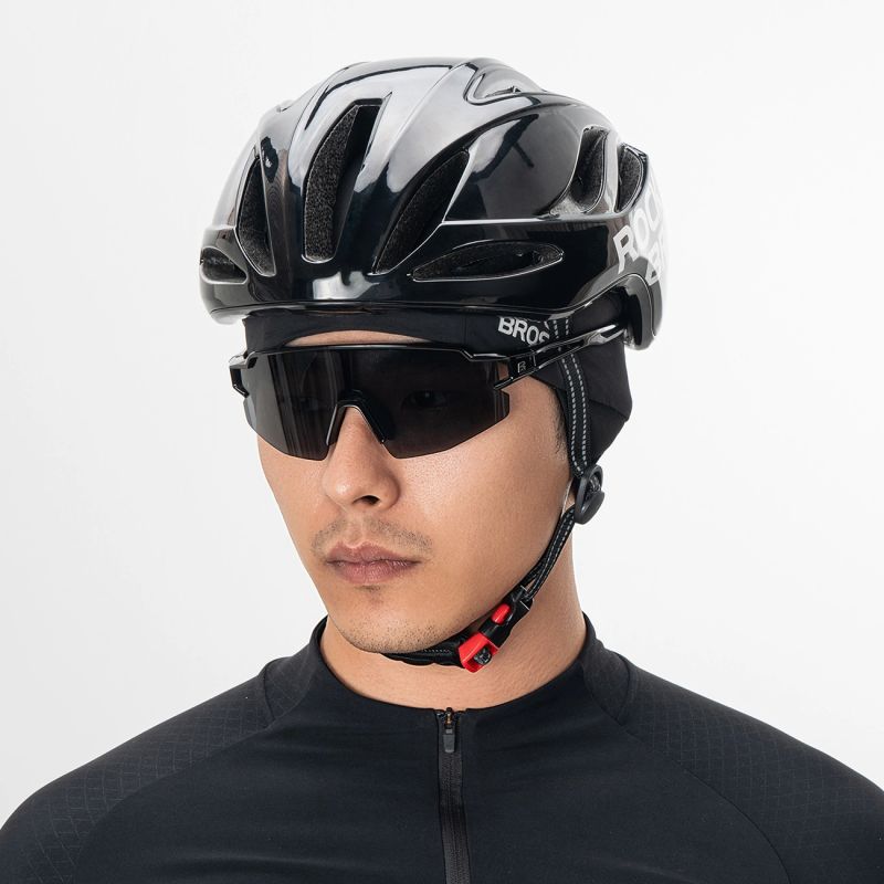 Rockbros M015 Winter Reversible Cycling Cap Size 54-61 cm - Black fekete hats