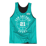 Men's Mitchell & Ness Reversible Tank Top San Antonio Spurs Tim Duncan atléta