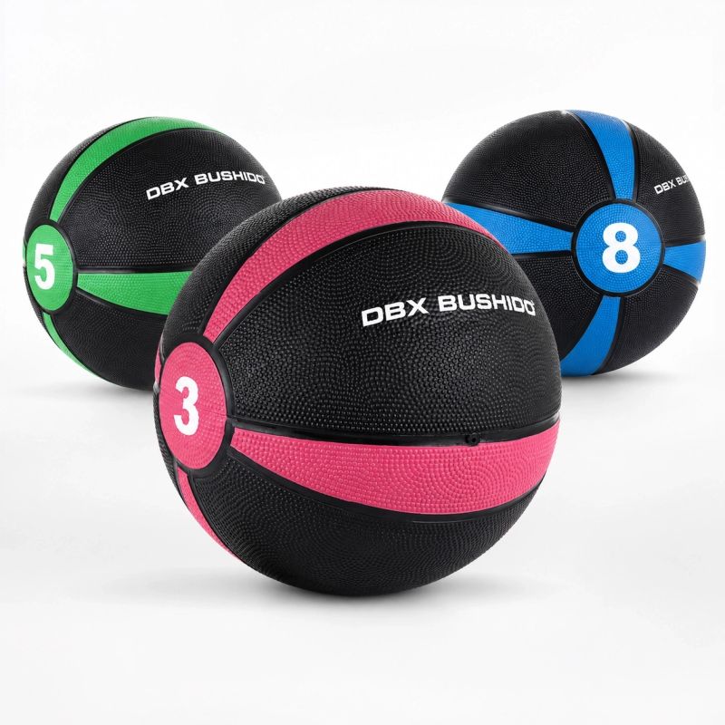 dbx bushido Anti-slip rubber medicine ball | kiegészítő DBX-Medball-3kg