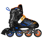 Nils Extreme BRAVE 4-in-1 Roller Skates Blue-Orange Size L (39–43) with Replaceable Hockey Blade narancssárga korcsolya 16-21-129