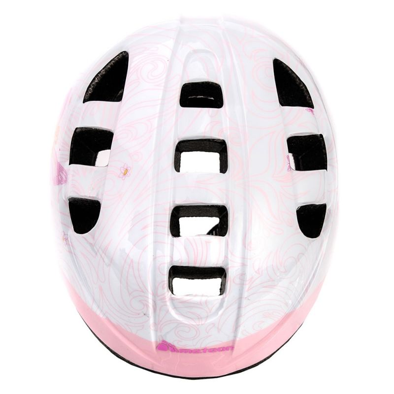 Meteor MA-2 princess Junior 23960 bicycle helmet fehér helmets, protectors and knee pads