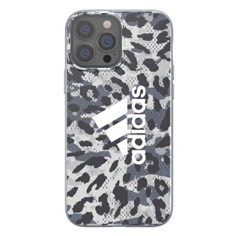 Adidas OR SnapCase Leopard Case for iPhone 13 Pro Max - Gray szary phones and accessories