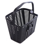 Wozinsky WKR-PK plastic handlebar bicycle basket - black fekete edzőfelszerelés 304004-203977