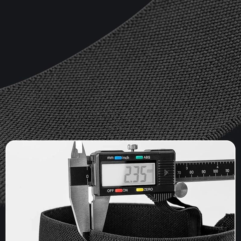 Rockbros 0431001 sports wristband - black (2 pcs.) fekete wirstbands, headbands