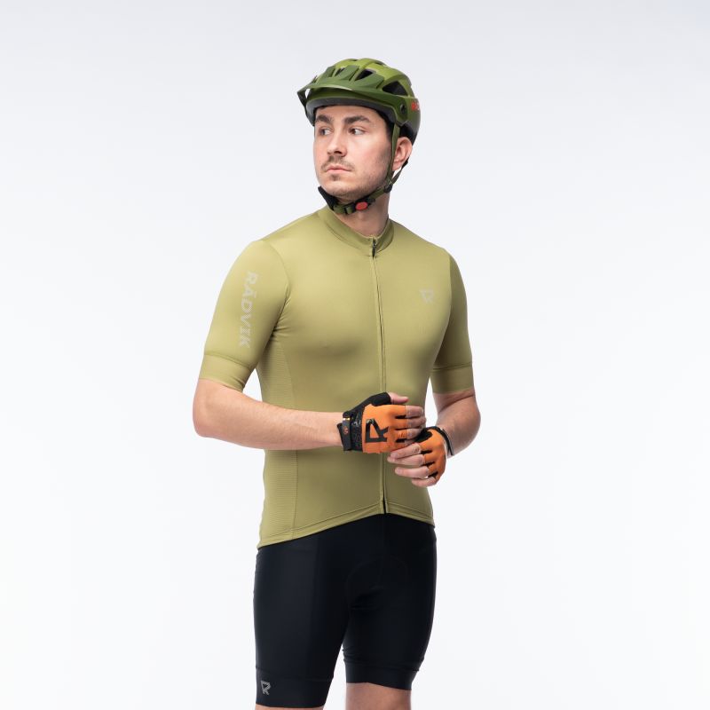 Radvik Skuli Gts Cycling Jersey zöld póló