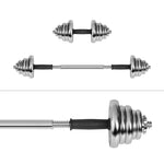 Rebel Active Adjustable Chrome Dumbbells In Case With Bar, 20 Kg Set edzőfelszerelés RBA-2326-20