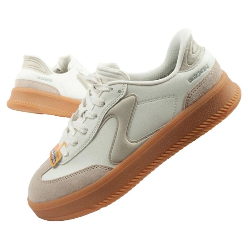Skechers women's sneakers Lifted Luxe ecru white Slip-Ins fehér utcai cipő