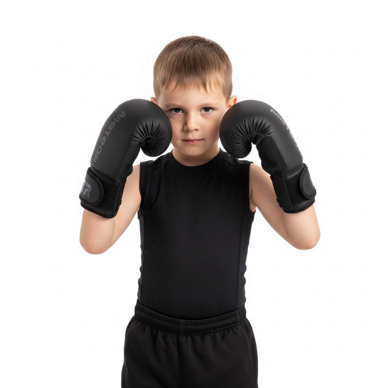 Meteor 4 oz Training Boxing Gloves, Velcro, PU uniw kesztyű