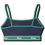 Fila Candelo Sports Bra Navy Blue and Green zöld sports bras