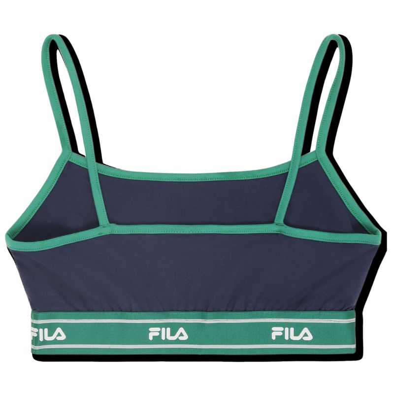 Fila Candelo Sports Bra Navy Blue and Green zöld sports bras