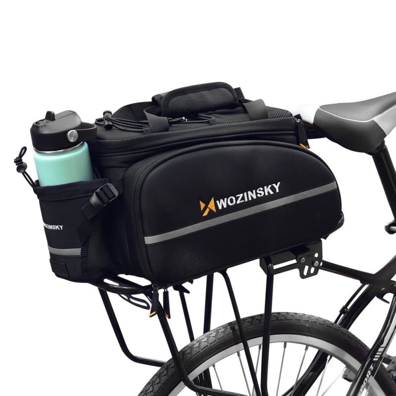 Wozinsky large bike rack 35l + rain cover black ( ) fekete táska 304004-63970