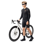 Rockbros Diamond Long Sleeve Cycling Jersey Size S - Black czarny \ s póló