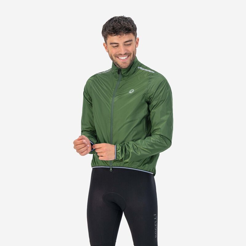 Rogelli ESSENTIAL rain green 3XL zöld dzseki