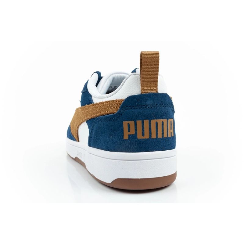 Puma Rebound v6 men's sports sneakers fashionable comfortable white navy barna utcai cipő