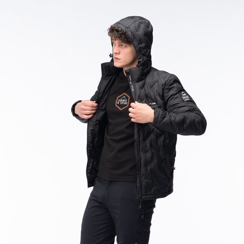 Elbrus Quilted Allio Primaloft fekete dzseki