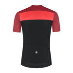 Rogelli CORE BLOCK T-shirt black and red 2XL piros póló