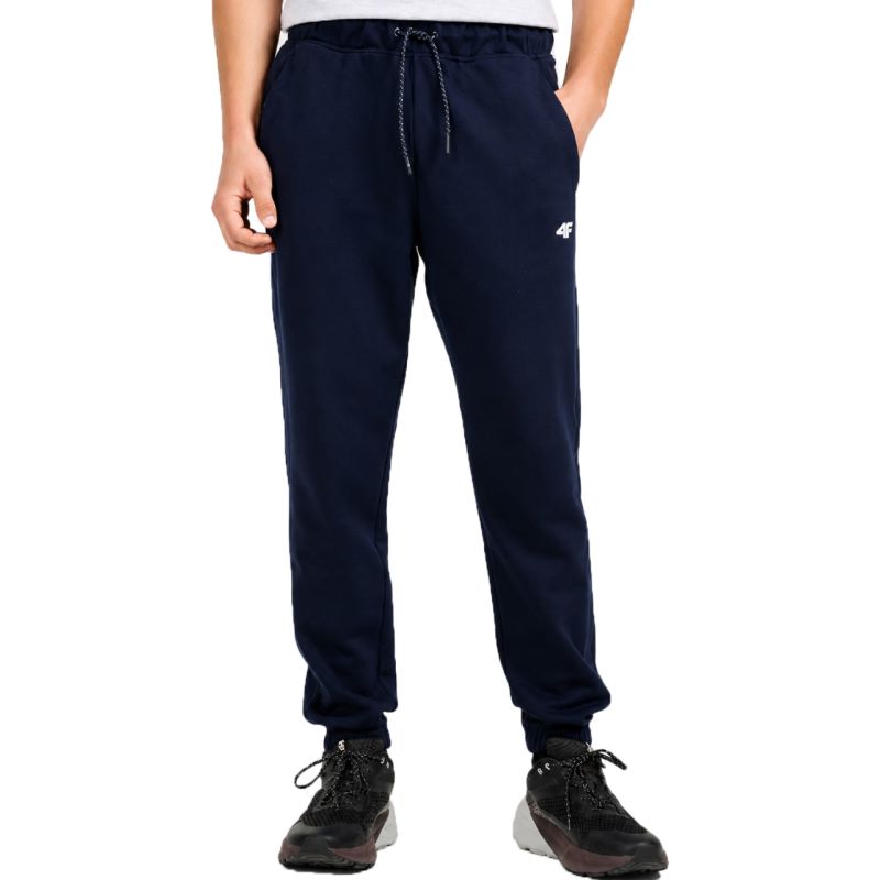 4F Men's trousers CAS M1673 navy blue 31S sötétkék póló 4FWMM00TTROM167331S