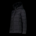 CMP women's winter with hood, sports, insulated, black ( ) fekete dzseki