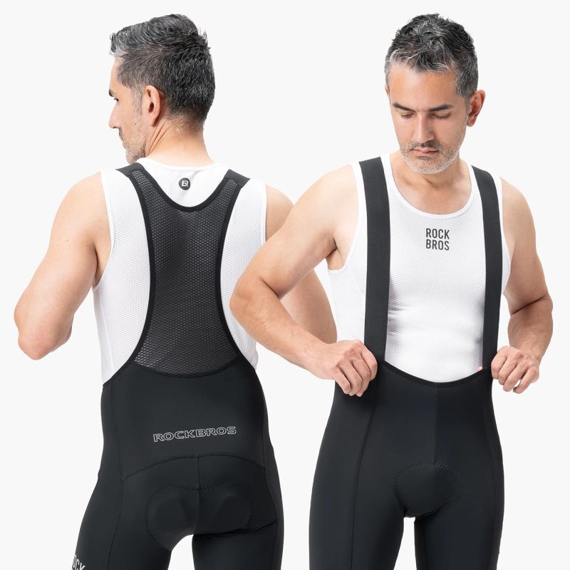Rockbros 200021 Long Cycling Bib with Pad Size - Black xxxxl nadrág