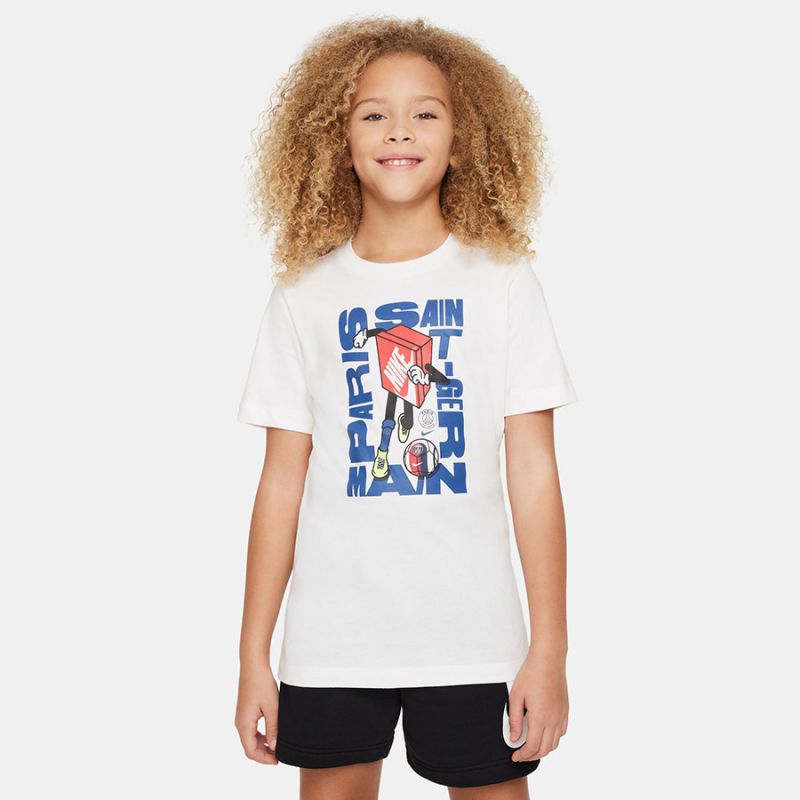 Nike PSG SS BXY CHRCTR Tee Jr FQ6579-100 Póló