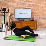 HMS Premium MFK01 Green-Black Club Fitness Mat with Holes zöld póló 17-44-271