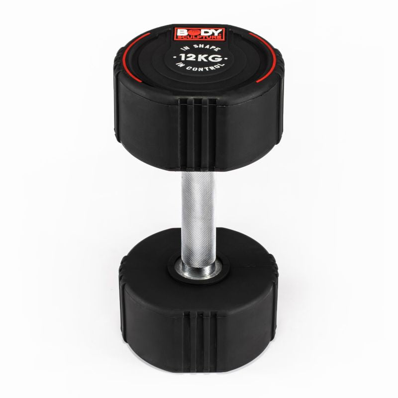 Body Sculpture TPU dumbbell BW 133 12 KG fekete edzőfelszerelés BW13312KG