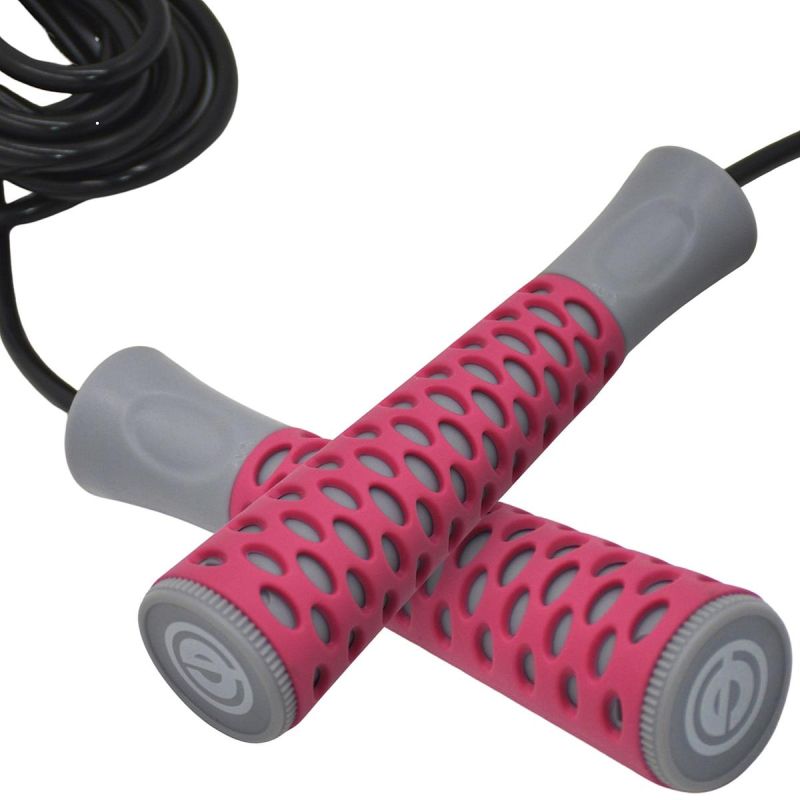 Enero Fitness Skipping Rope Pvc 300cm Pink Fit rózsaszín ropes, training equipment