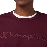 Champion Crewneck Sweatshirt 220272 RS522 bordó kapucnis pulóver