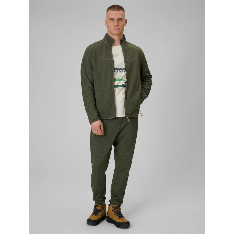 Men's regular sweatshirt without hood 4F 4FRAW25TSWSM2568-43M kapucnis pulóver