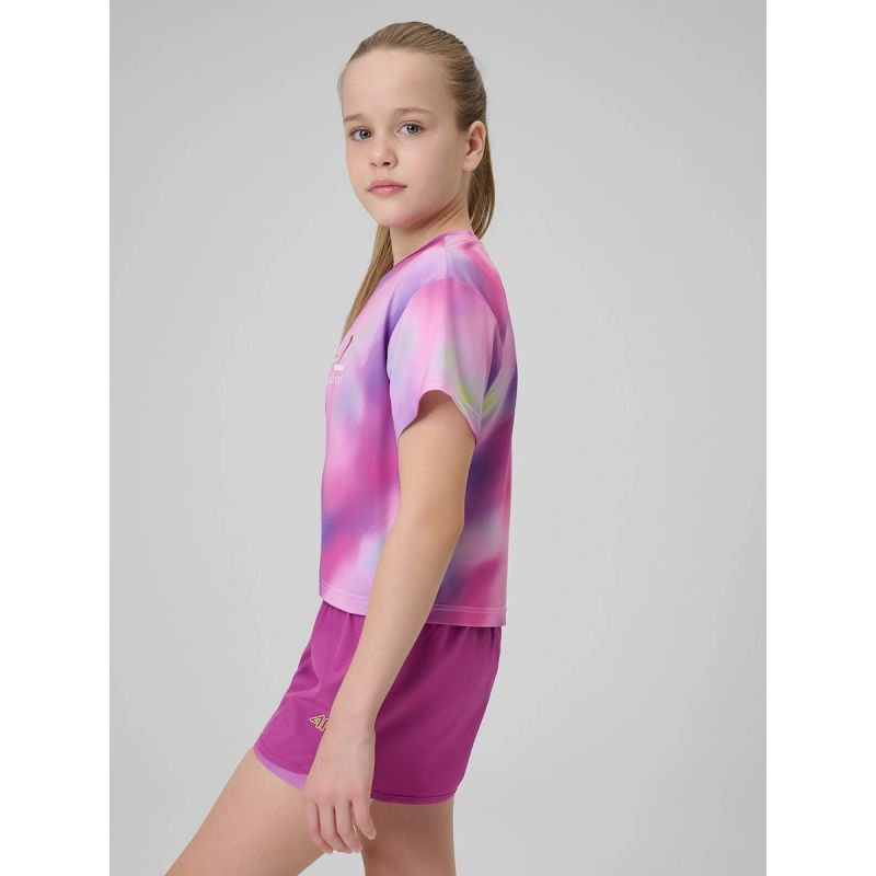 4F Girls' quick-drying sports T-shirt 158/164 póló
