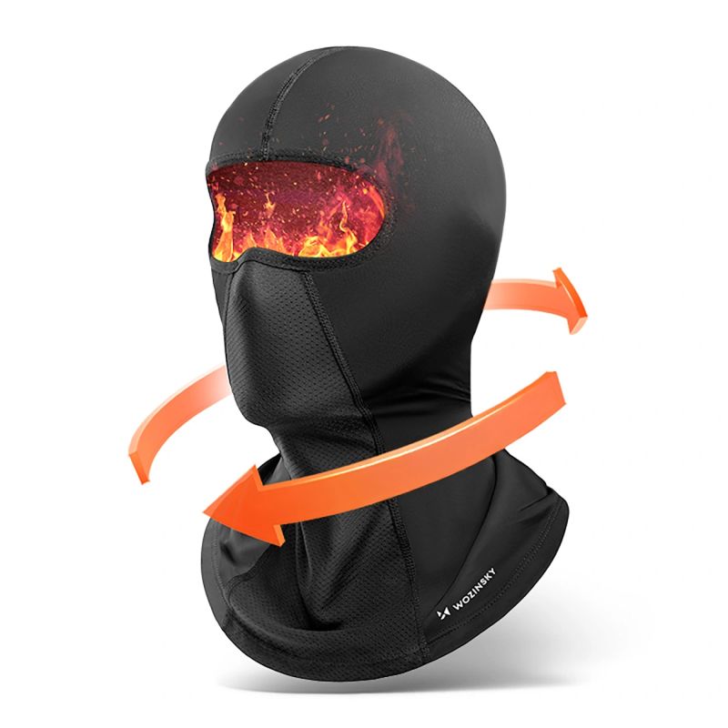 Wozinsky WKM-03B face mask motorcycle bicycle winter balaclava - black fekete elektronika 304004-198899