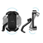 Rockbros 25210032005 Motorcycle Phone Holder for Mirror - Black lusterko phones and accessories