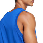 Men's adidas Essentials Small Logo Tank Blue JE8978 2xs shirts