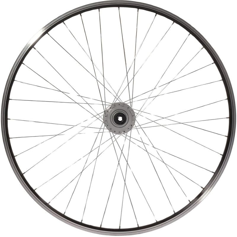 28 Inch Front Wheel With Shimano Hub Black Rim