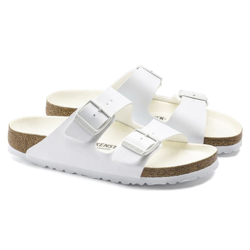 Birkenstock Arizona Birko-Flor Regular Women's/Men's Flip-Flops for Wide Feet for Summer White (1019061) cipő