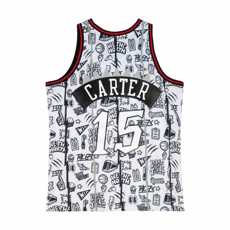 Mitchell & Ness Doodle NBA Swingman Vince Carter Toronto Raptors Jersey kosárlabda mez