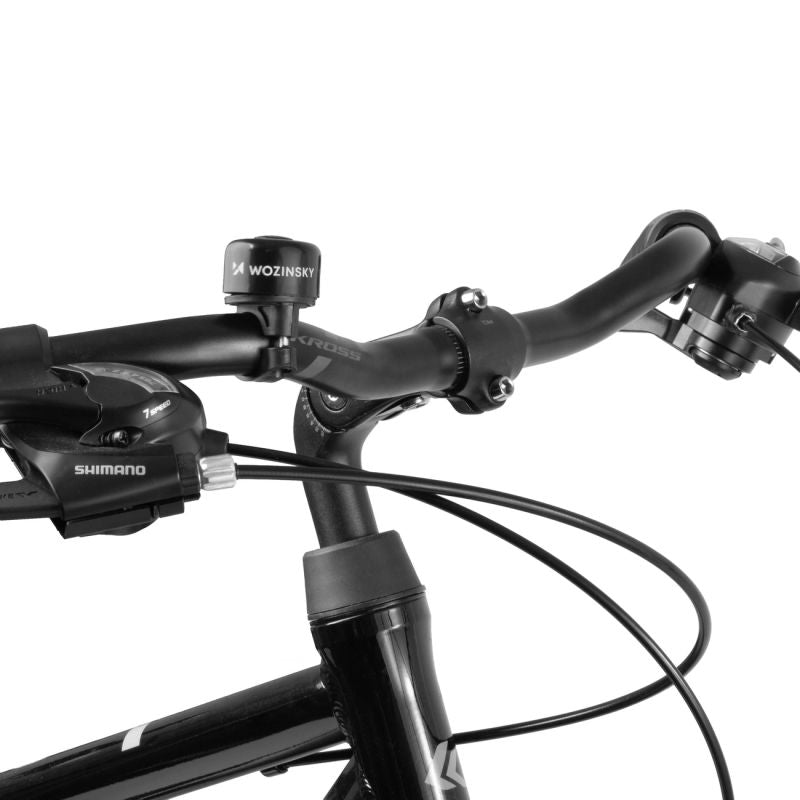 Wozinsky WDR-B1 Bicycle Bell for Bikes and Scooters, Mechanical Aluminum - Black fekete elektronika 304004-210635