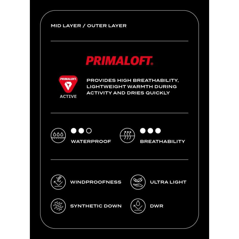Men's down trekking vest with Primaloft active filling 4F 4FWSS24TVJAM096-24S 3xl mellény