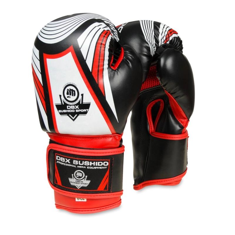 DBX Bushido 6oz Boxing Gloves for Kids - Junior Red piros kesztyű