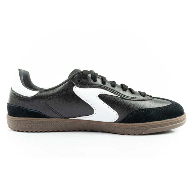 Skechers Kickoff women's sports shoes sneakers black leather Cipő