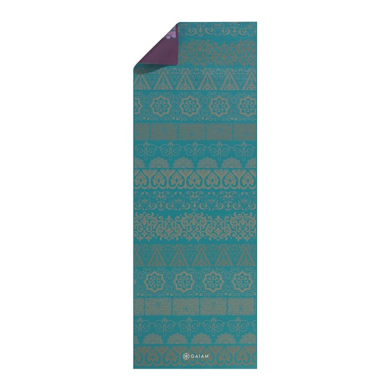Double-sided Yoga Mat "KIKU" 6 MM lila nadrág