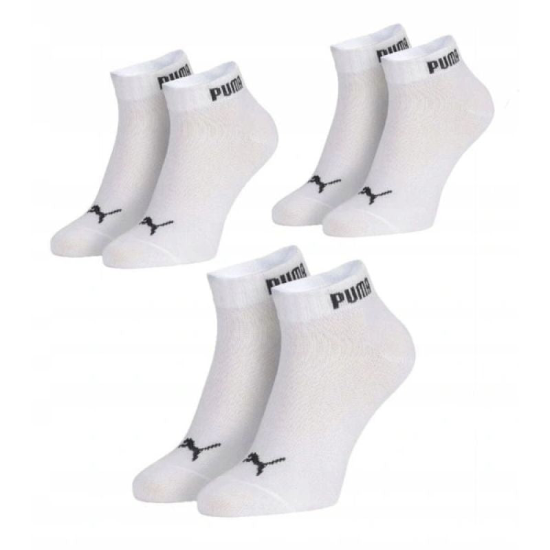 Puma unisex 3-pack ankle socks cotton comfortable fehér zokni
