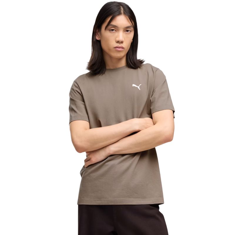 Puma Men's Wardrobe Ess Tee dark 629644 bézs póló 62964481
