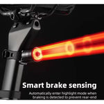 Rockbros rear under-seat bicycle light tourist equipment