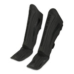 DBX Bushido Shin guards - "Black Master" shin guards - fekete protectors and knee pads