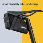 Rockbros C29-BK waterproof bicycle under the saddle - black fekete táska